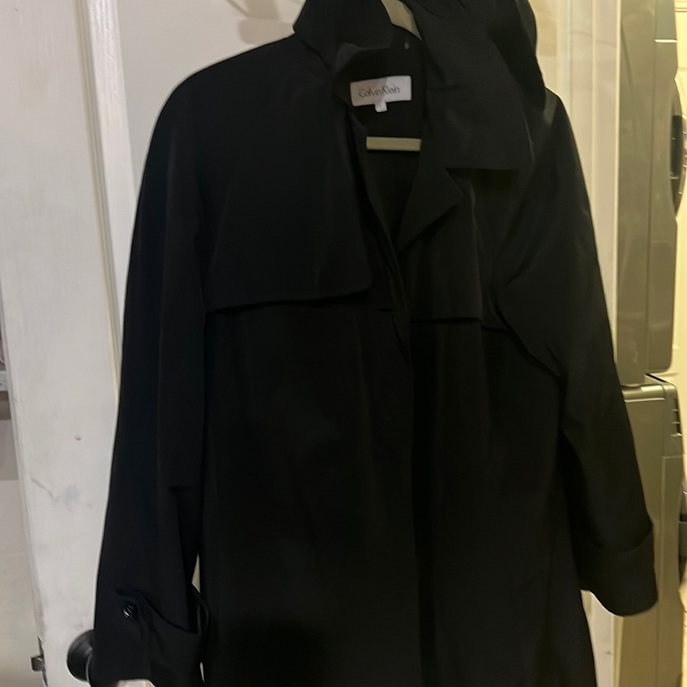 Calvin Klein women’s size large Pea coat new without  tags